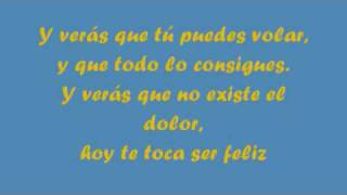 Video thumbnail of "Hoy Toca Ser Feliz-Mägo de Oz (con lyrics-letra)"