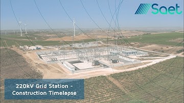 220kV Grid Station - Construction Timelapse