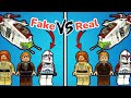 I bought a fake lego star wars republic gunship so you dont  have to real vs fake lego