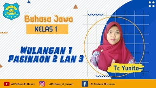 Kelas 1 Bahasa Jawa - Wulangan 1 Pasinaon 2 lan 3