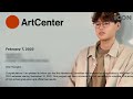 [ICON Acceptance 2022] ArtCenter College of Design Andrew Kwon