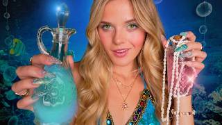 ASMR Sea Siren Captures You 🧜🏻‍♀️ Mystical Mermaid Transformation 🫧 (layered sounds, visual fx)