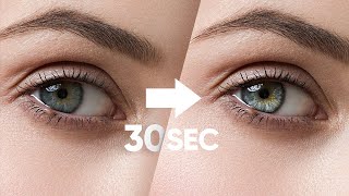 Make Eyes Dramatic in 30 Seconds with Photoshop!