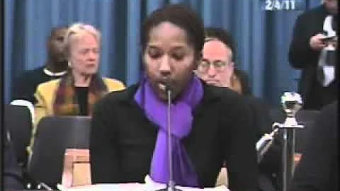 Veronica Davis condemns speeding