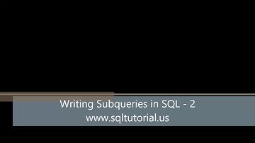 SQL Subqueries Correlated - Queries for Beginners to Advance level 10