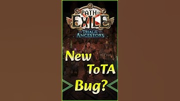 Path of Exile [PoE] 3.22 - New ToTA Bug?  #pathofexile #poe