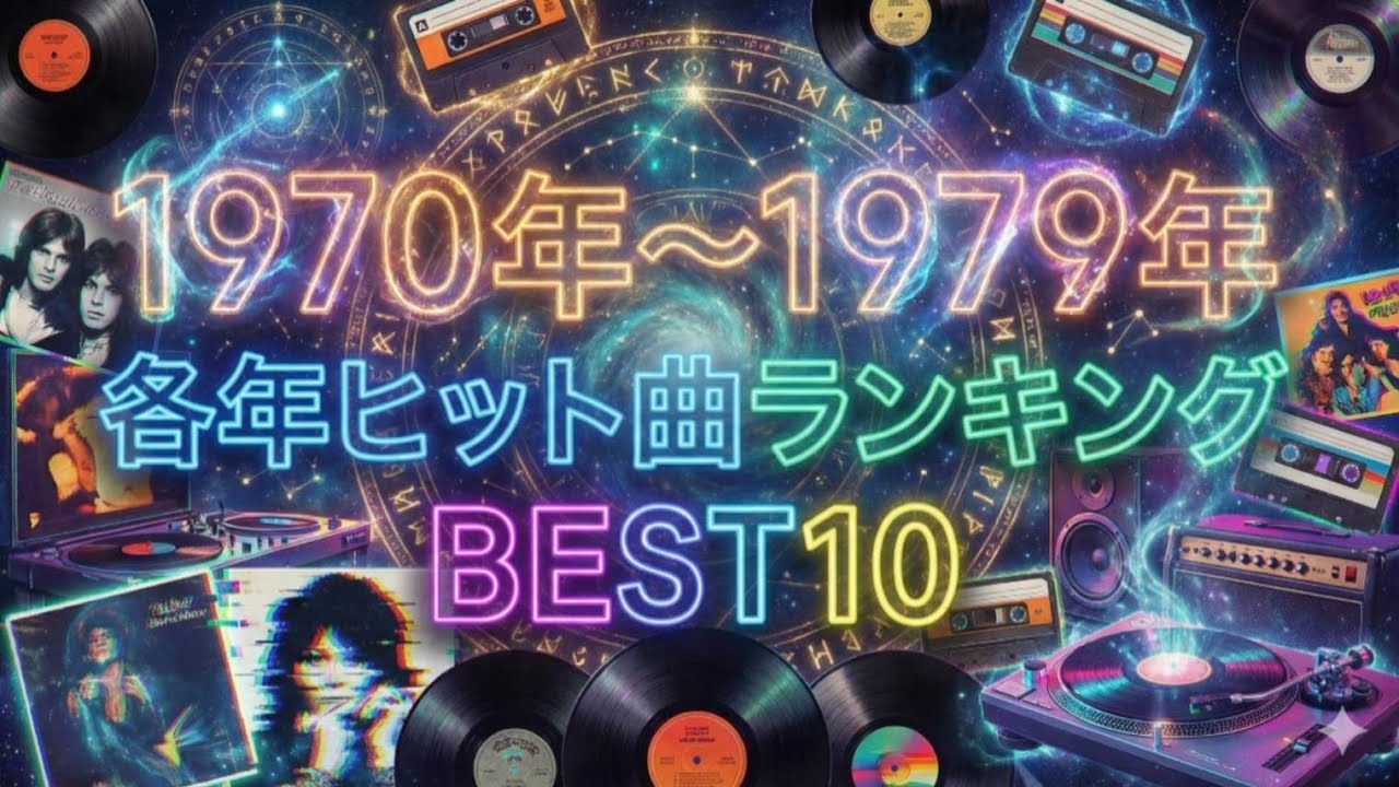 1970年～1979年各年トップ10メドレー！
