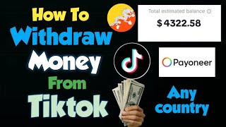 How to withdraw money from Tiktok 2024 | How to Cash Out Tiktok Coins using Payoner App