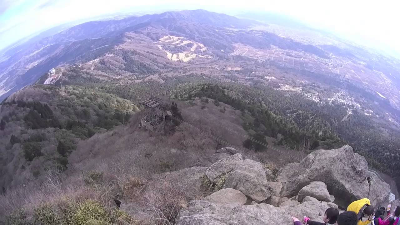 16年2月 筑波山山頂からの眺め Youtube