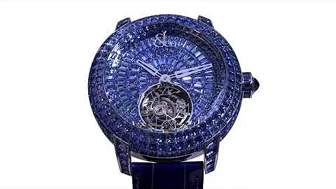 The Jacob & Co. Caviar Tourbillon Baguette Icy Blue Sapphires