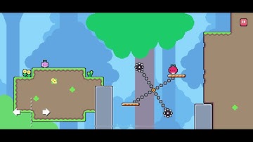 Dadish (iOS) - Part 1 - World 1, Abaro Woods (Radish Mode)