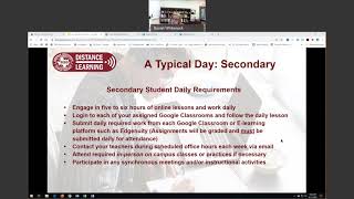 Sherman ISD Distance Learning Parent Orientation