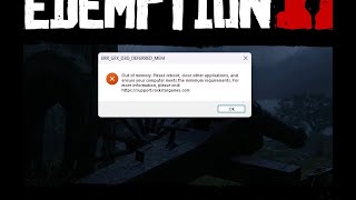 Rdr 2 Errgfxd3Ddeferredmem Yetersiz Belek Sorunu Çözümü