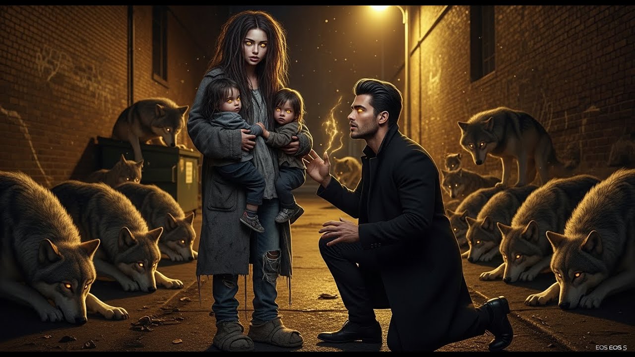 The Alpha King's Twin Pups Were Found With a Homeless Girl — 100 Wolves Came to Kneel Before Her