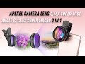 APEXEL Camera Lens 0.45x Super Wide Angle & 12.5x Super Macro Lens 2 in 1 (Aliexpress)