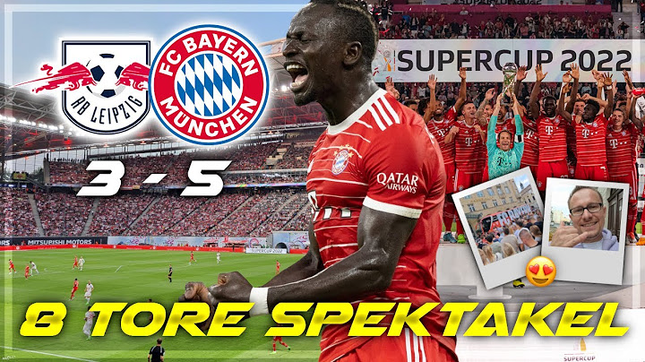 8-Tore-Spektakel im SUPERCUP Finale 👌🔥 | RB Leipzig vs. Bayern München | StadionVlog 🎥🤙