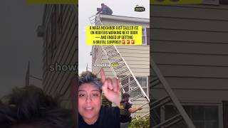 Maga Neighbor Calls Ice On Roofers, Gets Stunned