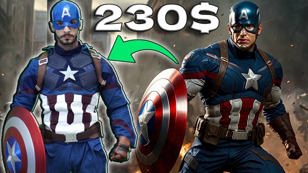 Captain America Costume Review from ProCosplay and AliExpress Shield + Mask