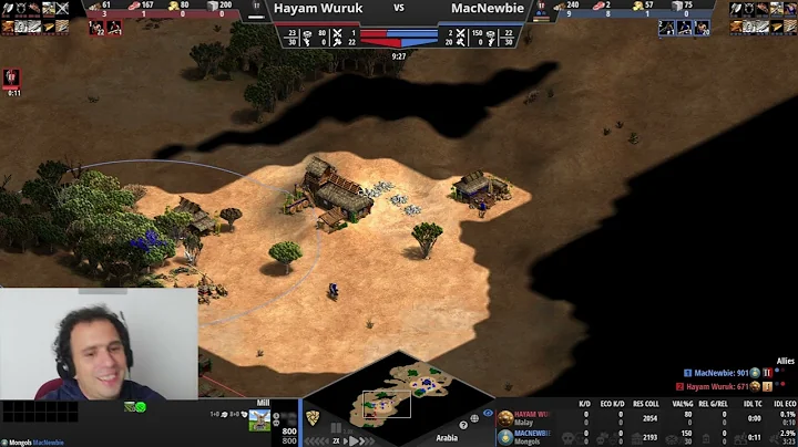 Beat extreme AI under15min AoE2.