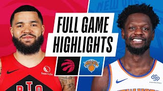 Game Recap: Knicks 120, Raptors 103