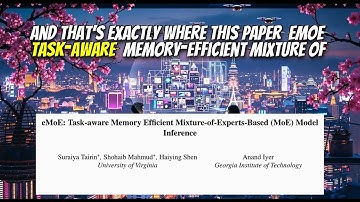 eMoE: Task-aware Memory Efficient MoE Model Inference (Mar 2025)