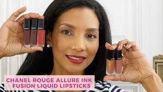 Chanel Rouge Allure Ink + Rouge Allure Ink Fusion Favorite Shades