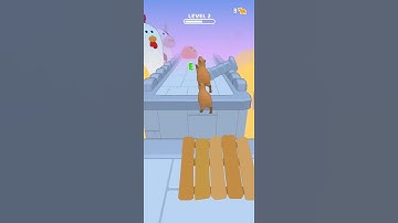 Capybara Rush game. Level 2. Gameplay walkthrough. #capybararush #shorts
