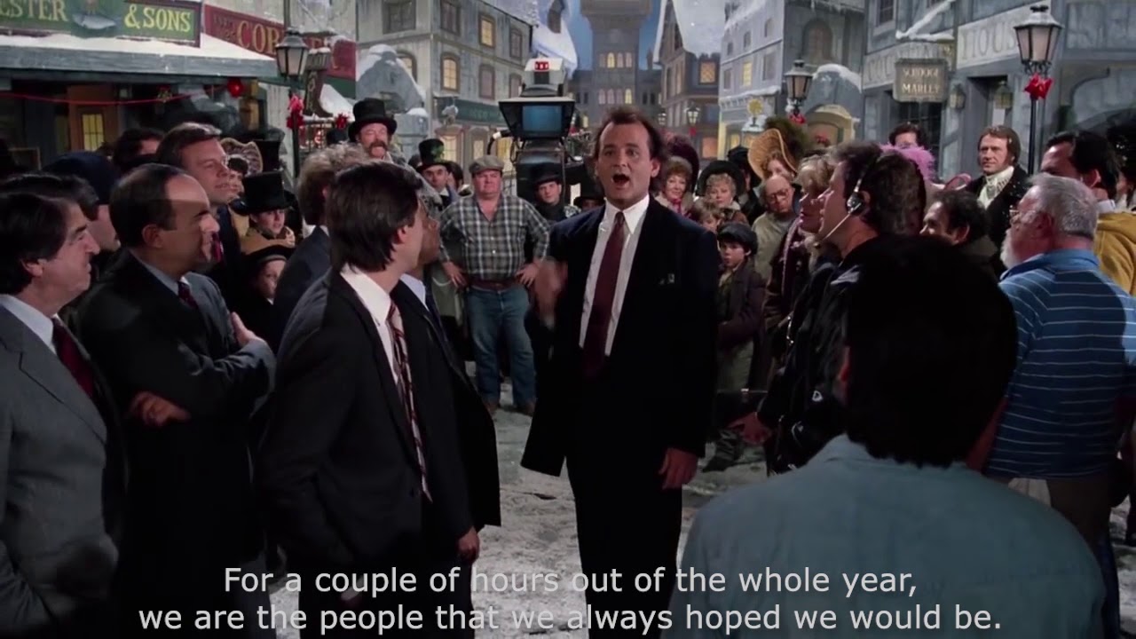 Scrooged - On Christmas Eve, we are the people we always hoped we would be