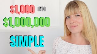 How To Turn $1,000 Into $1,000,000 With Crypto | Super Simple 1000x Strategy | WealthinProgress