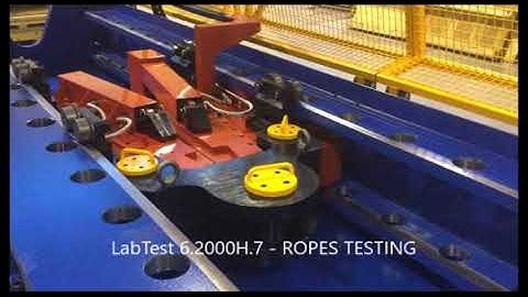 Static servo-hydraulic testing machine H.7 - electric crosshead stroke
