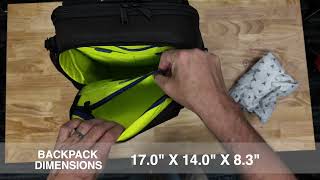 Tumi Backback Alpha Bravo Search Look At ! 1000.00 dollar backpack (retail after accessories)