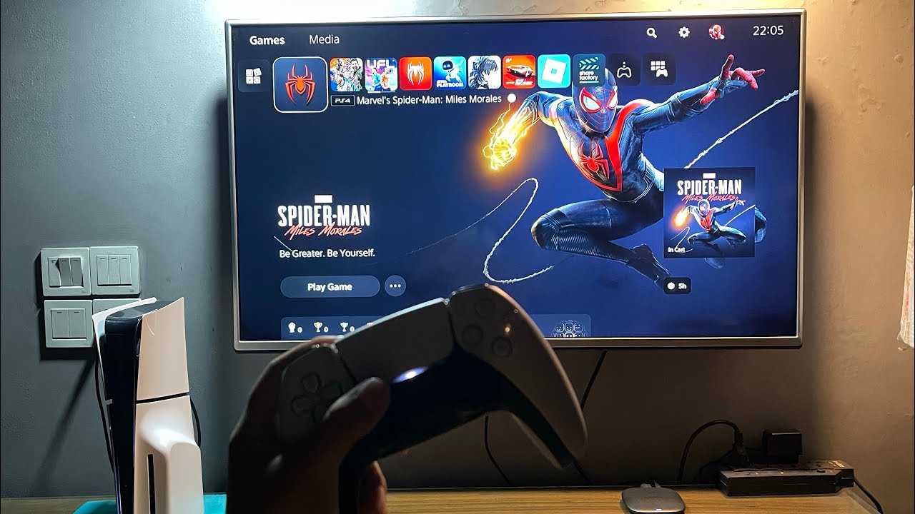 Spider-Man Miles Morales gameplay on (Ps5 Slim) 