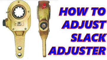 How to set a manual slack adjuster for the SGI M.E.L.T in Saskatchewan