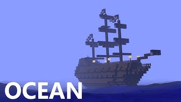 Minecraft Ship on Ocean Test!