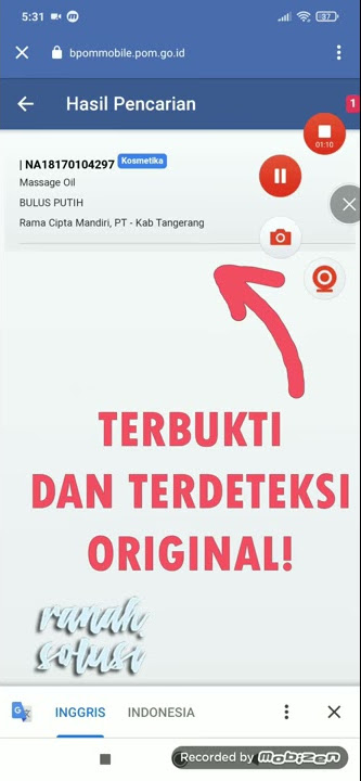 ORIGINAL! Minyak Bulus Putih Asli BPOM