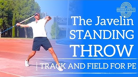 Understanding the Javelin Standing Throw