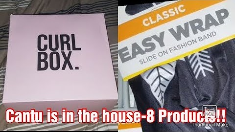 Curlbox January 2020 Unboxing