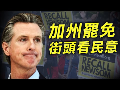 州长罢免选举 加州各族裔街头表民意