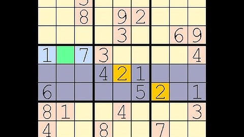 How to Solve Washington Times Sudoku Difficult  November 21, 2023