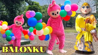 LIVE !!! LAGU BALONKU ADA LIMA mix BECAK dan NAIK DELMAN ISTIMEWA 🥳 BADUT LABUBU feat ONDEL ONDEL