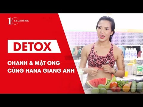 Hana Giang Anh - Cách làm nước Detox Chanh Mật Ong