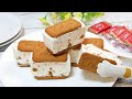 材料3つで出来るロータスサンドアイス Lotus Biscuit ice cream made with 3 ingredients