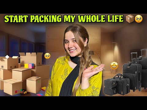 START PACKING MY WHOLE LIFE INTO BOXES NEW BEGINNING SOON VLOG BY RABEECA KHAN
