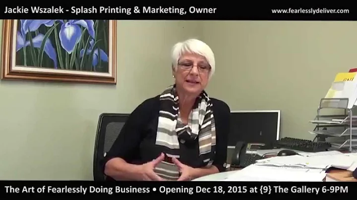 SO WHAT!:  Jackie Wszalek, Owner of  Splash Printi...