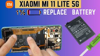 Xiaomi Mi 11 LITE 5G - How to REPLACE the BATTERY