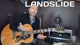 How to play Landslide by Fleetwood Mac - Acoustic Guitar Lesson