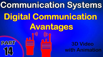 Digital Communication Advantages|Communication System|class 12 physics notes|CBSE|IITJEE|NEET