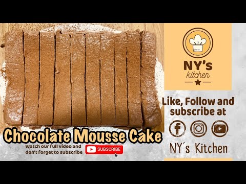 Video: Truffle Cake Na May Puting Tsokolate Mousse