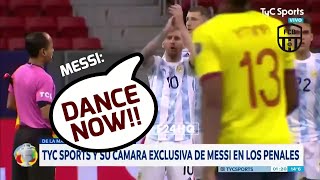 Special camera on Messi | Argentina vs Colombia Penalty Shootout | Copa America Semi Final