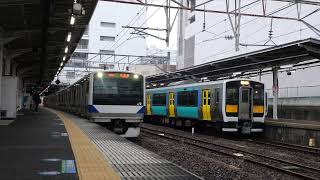 JR東日本E501系・E531系・キハE130系＠水戸駅(2023/11/26)
